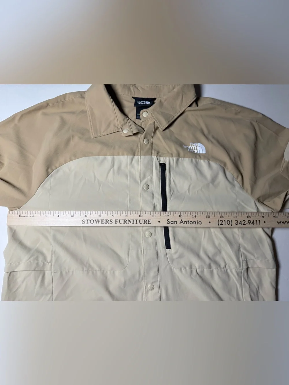 The North Face First Trail UPF40+ Long Sleeve Hiking Shirt Men’s S Snap Front